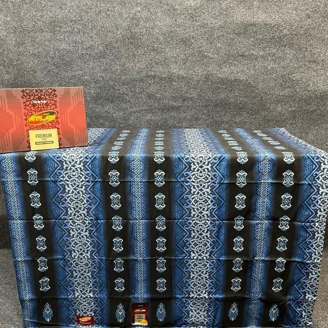 Promo Sarung Atlas Premium 790 Jacquard Songket Black Edition