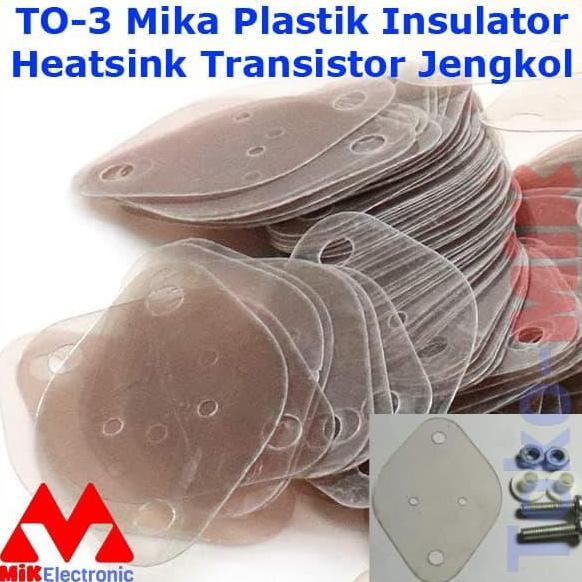 To-3 To3 Ka Plastik Insulator Heatsink Pendingin Transistor Jengkol