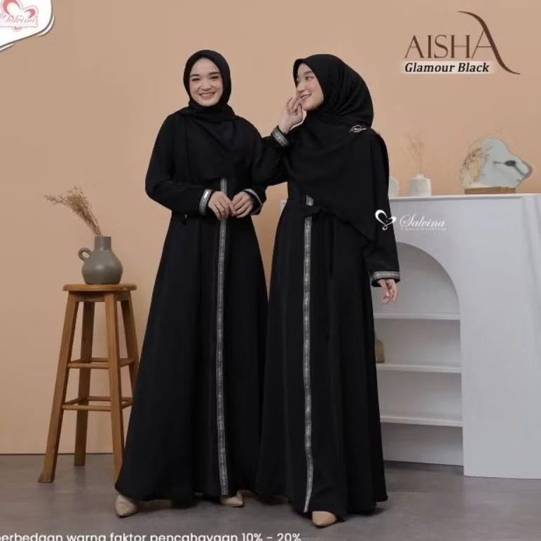 PREMIUM Gamis Abaya Turkey / Mecca Abaya / GAMIS BORDIR TERBARU 2025 Premium Gamis Wanita Ukuran Jum