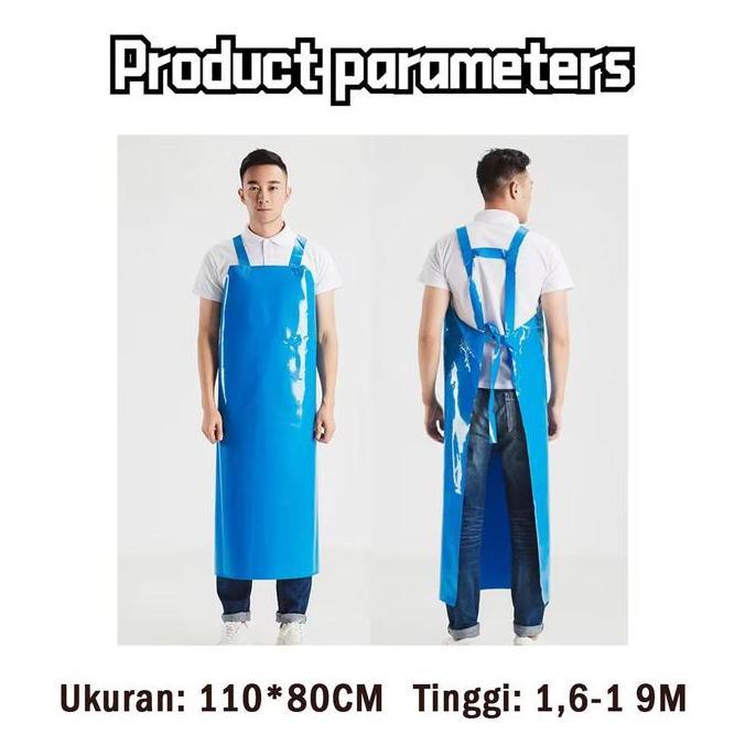 Celemek Uniseks Anti Air Dan Minyak Celemek Waterproof Celemek Panjang Anti Air Celemek TPU Waterpro