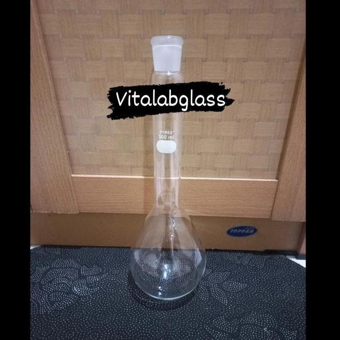 labu kjeldahl 500 ml pyrex ts/ns 29/32