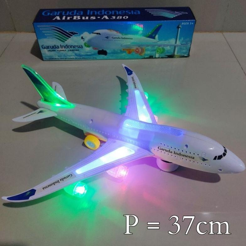 OFFICIAL Mainan Pesawat Garuda Indonesia Light Sound Model Baru KEKINIAN