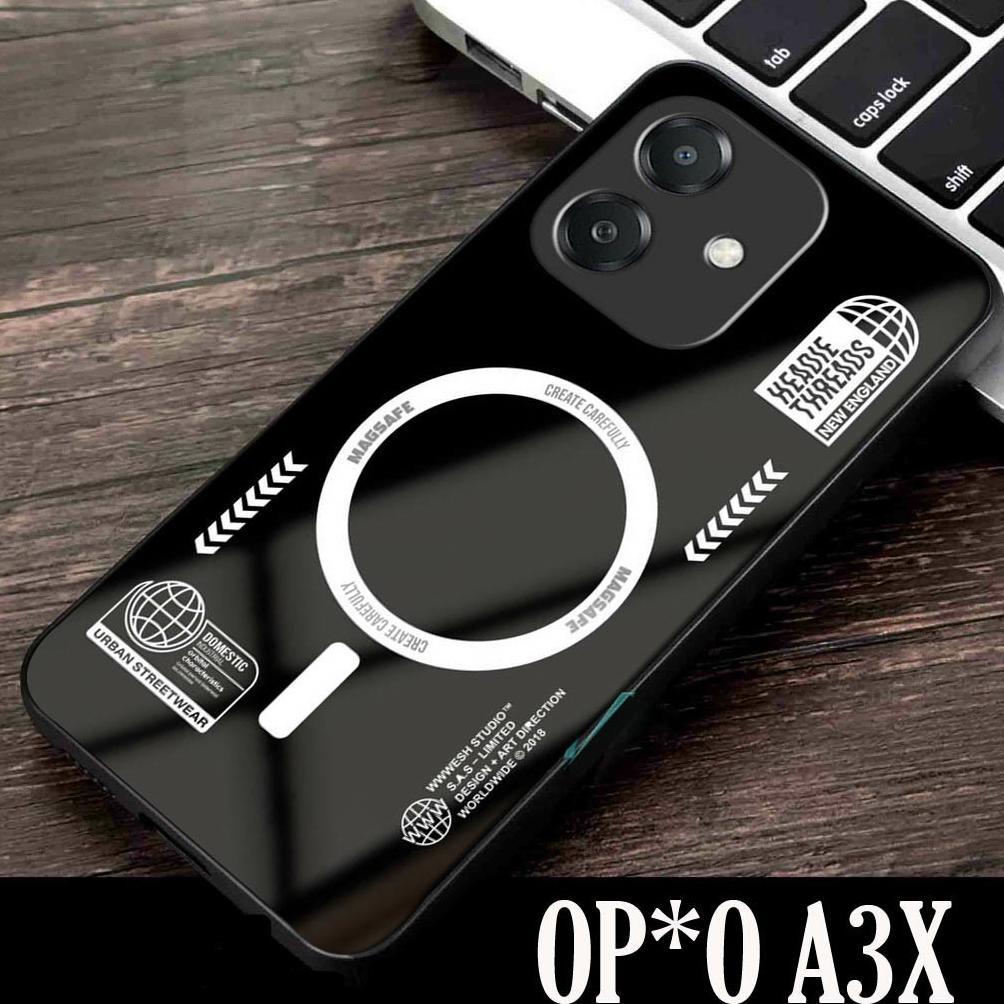 Promo Terbaru Softcase Kaca Acrilik Oppo A3X Oppo A3 Murah 2024 Terbaru Protek Kesing-Handphone- Hp-