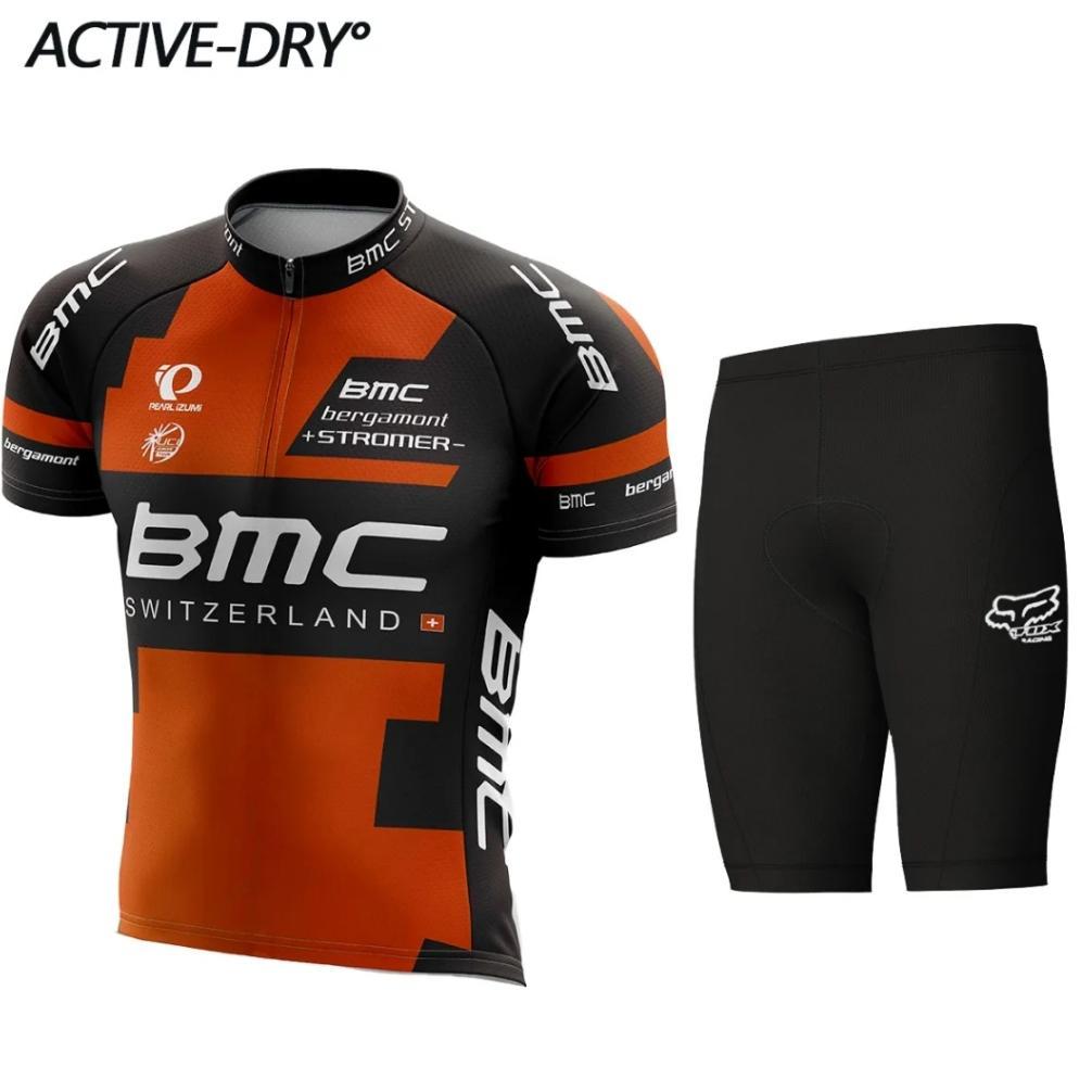 BEST DEALS SETELAN KAOS JERSEY SEPEDA DAN CELANA SEPEDA SET BMC MTB ROADBIKE UNISEX