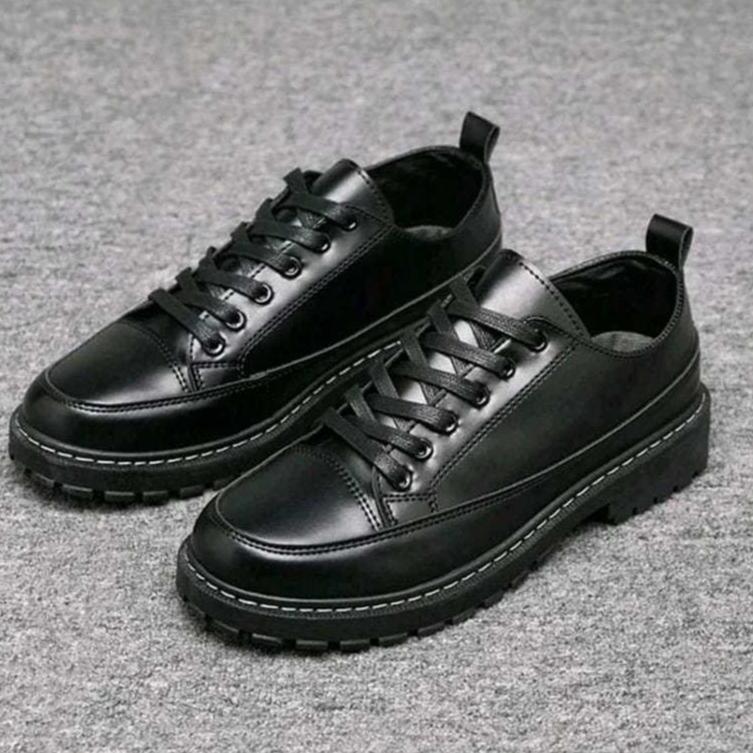 Sales Sepatu Pantofel Pria Kulit Asli Docmart Terbaru Import Kekinian