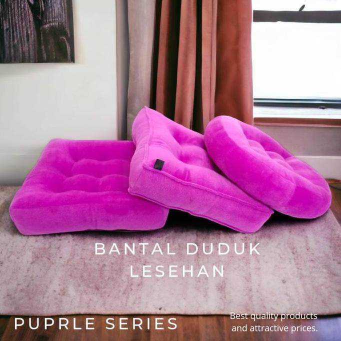 RumahLiyya Bantal Lesehan Duduk Lantai Cafe Purple Series