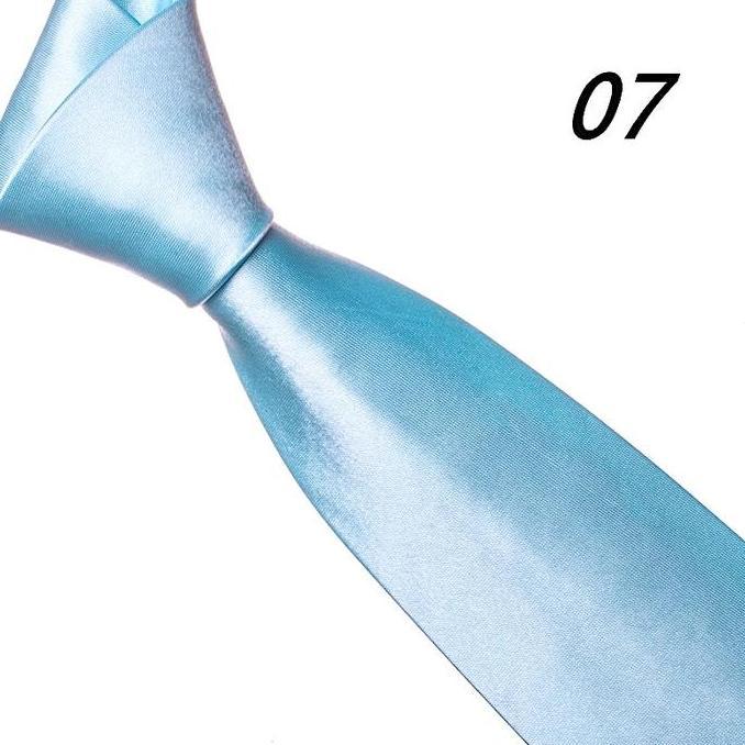 Dasi 3inch Biru Sky Polos Biru City Dasi Biru Muda