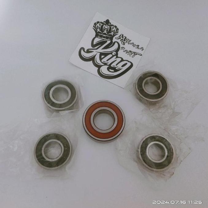 LAHER RODA RX KING BEARING RODA SET RX KING DEPAN BELAKANG 6202 NAP GIR 6004