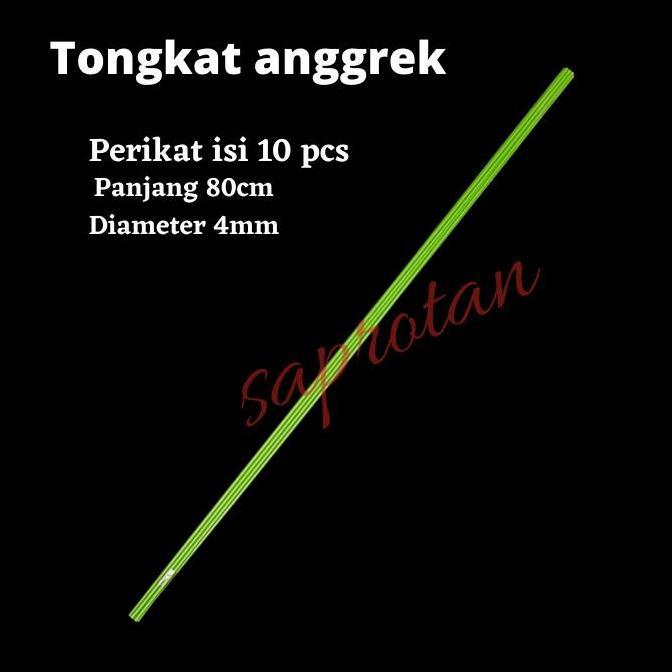10 pcs TONGKAT  STIK ALAT PENYANGGA TANAMAN HIAS ANGGREK BUNGA 80 CM