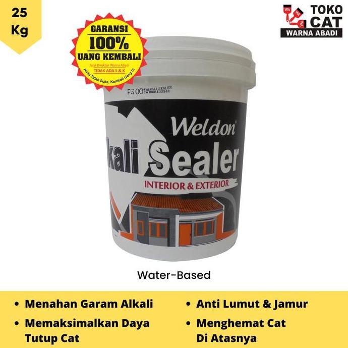 Cat Alkali Sealer Weldon 25 Kg Untuk Cat Dasar Dinding Baru