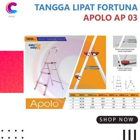 Tangga Lipat APOLLO AP 03 FORTUNA Aluminium