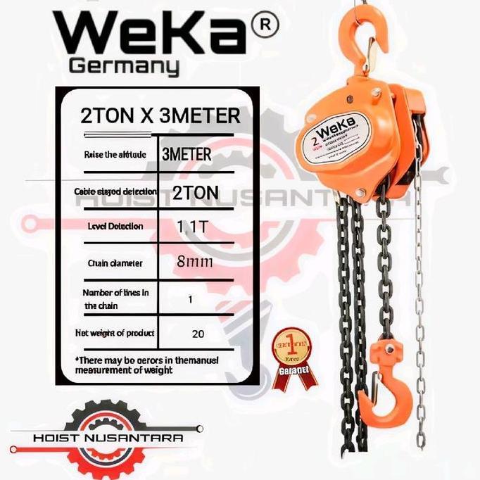 TAKEL 2TON X 3METER WEKA GERMANY