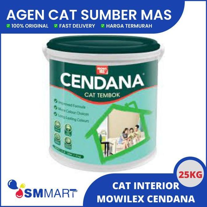 CAT TEMBOK MOWILEX CENDANA TINTING NTERIOR 25KG / CAT TEMBOK