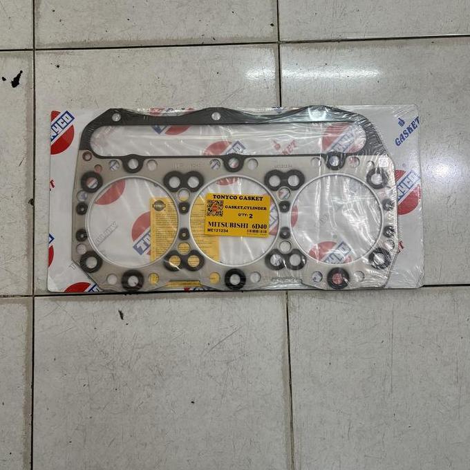 Gasket Cylinder Head Packing Head Paking Kop Deksel Mitsubishi 6D40 Tonyco Restock