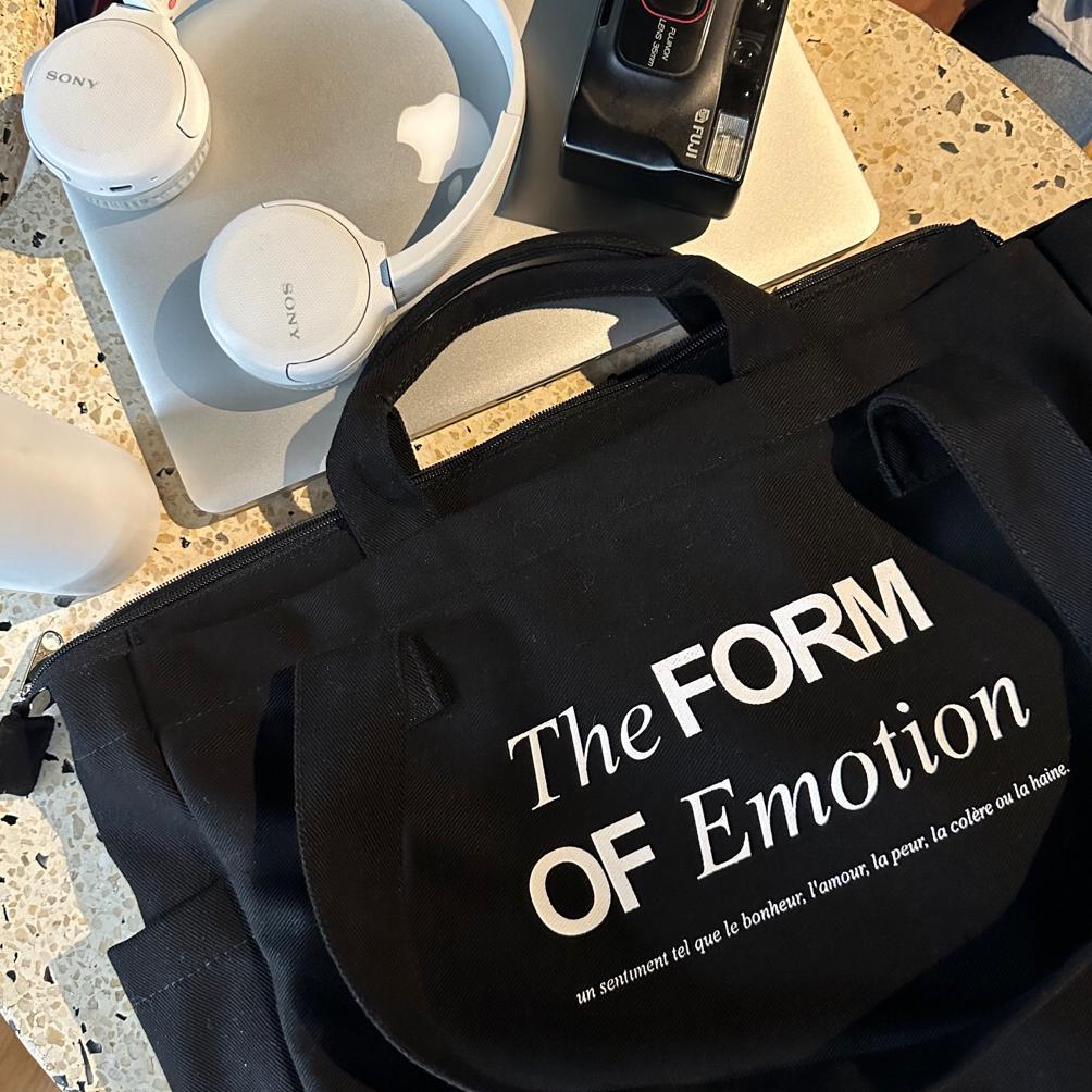TERBARU KAMENSENS - TFOE UNISEX TOTEBAG BLACK - Totebag Unisex | Totebag Wanita | Totebag Pria | Tas