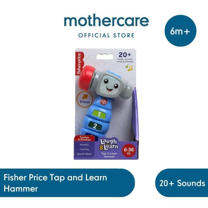 Fisher Price Tap and Learn Hammer - Mainan Edukasi Bunyi Bayi