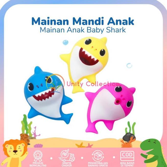 Mainan Baby Shark Bunyi Mainan Mandi Anak Shark