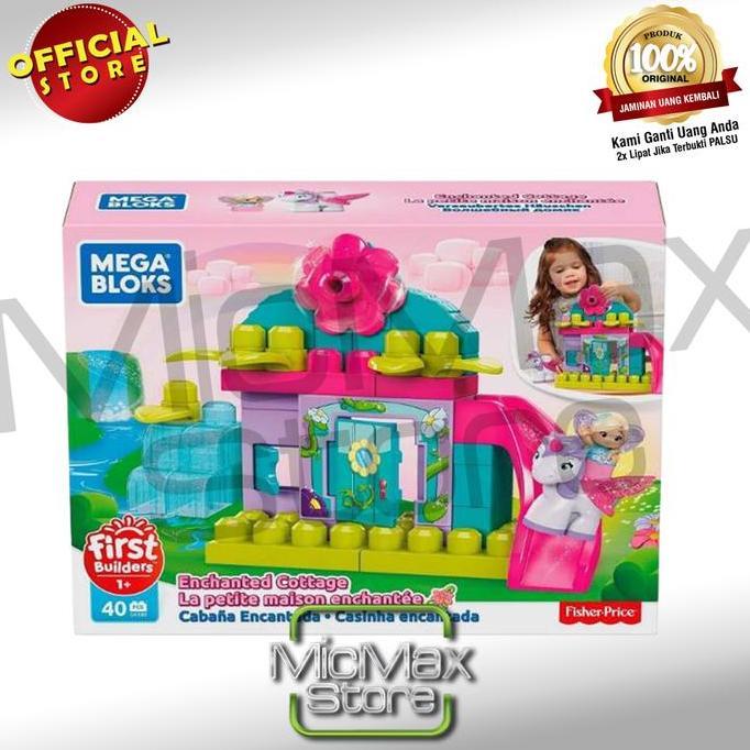Mega Bloks First Builders Lil' Fairies Enchanted Cottage GKX80