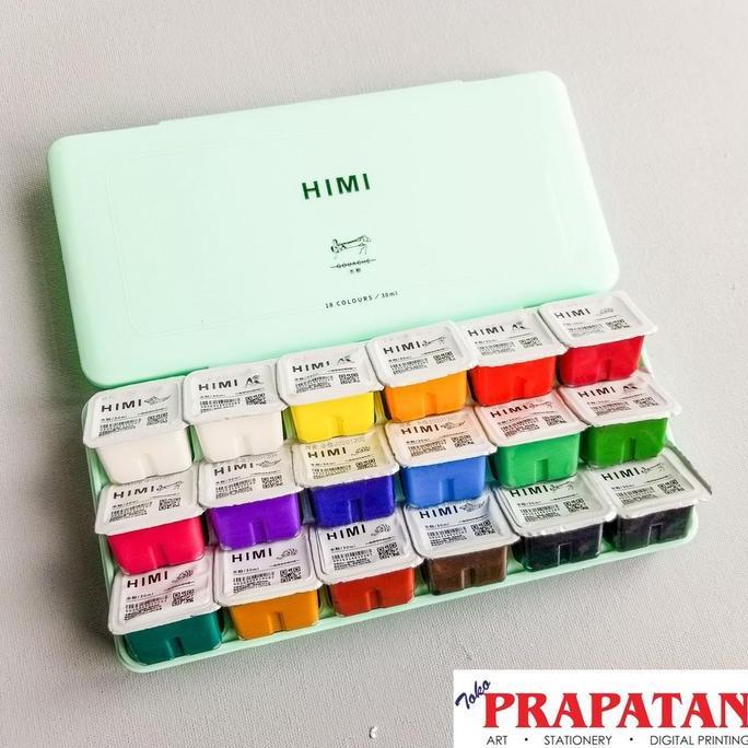 Terbaik Miya Himi Gouache18 Warna 30 ml Terimakasih