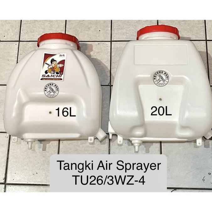 Tangki Air Sprayer 16L 20L 25L Saichi Water Tank Mesin Semprot Hama 2 Tak TU26 3WZ-4