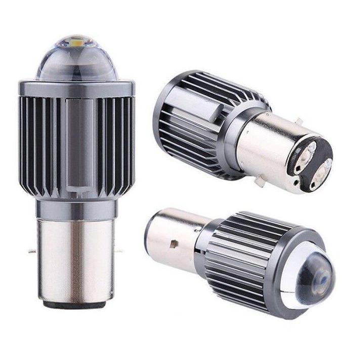 Toppmartt - Lampu LED Laser D2 BA20D Thunder 12 Volt 2 Warna 12V