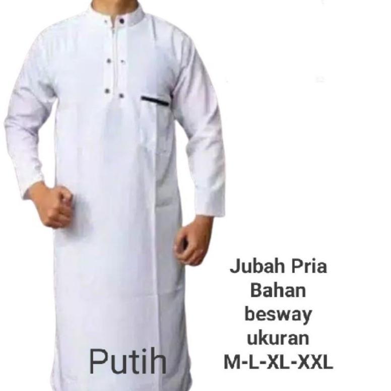 EXCLUSIVE Gamis Pria Formal S-XXL Bahan Tebal Ringan