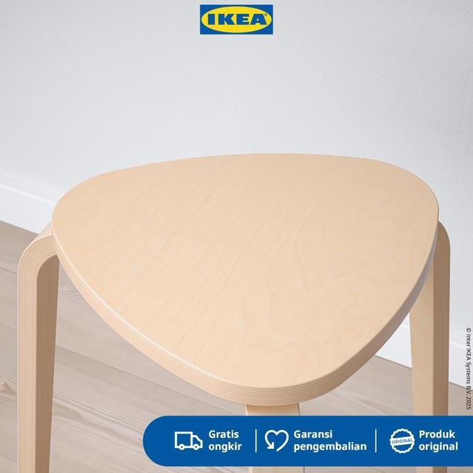 IKEA KYRRE Bangku Tumpuk Kayu Minimalis Furniture