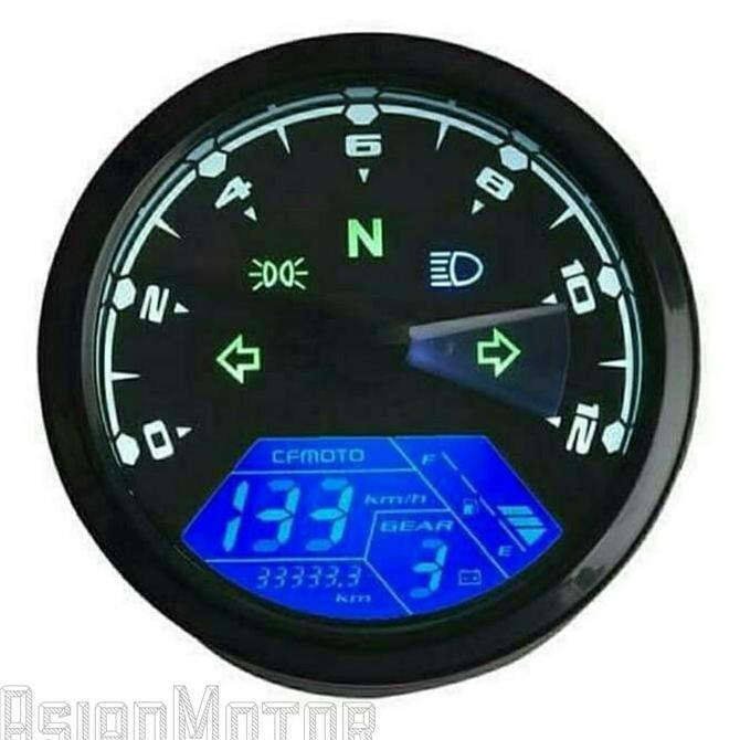 Speedometer Digital Custom Japstyle Caferacer/ Spidometer Custom Babon