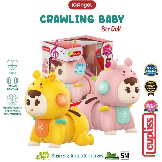 IQANGEL Crawling Baby Doll IQ0707 Mainan Edukasi Anak IQ Angel