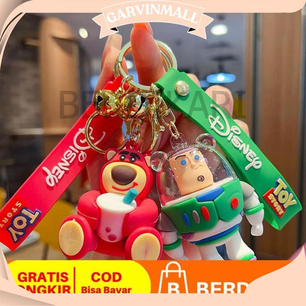 BD Gantungan Kunci Toy Story Silikon Premium / Gantungan Kunci Motor Mobil Toy Story / Ganci Toy Sto