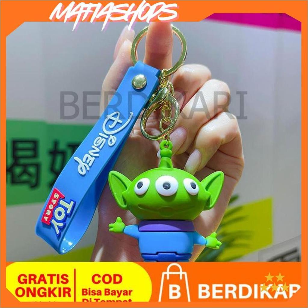 BD Gantungan Kunci Toy Story Silikon Premium / Gantungan Kunci Motor Mobil Toy Story / Ganci Toy Sto