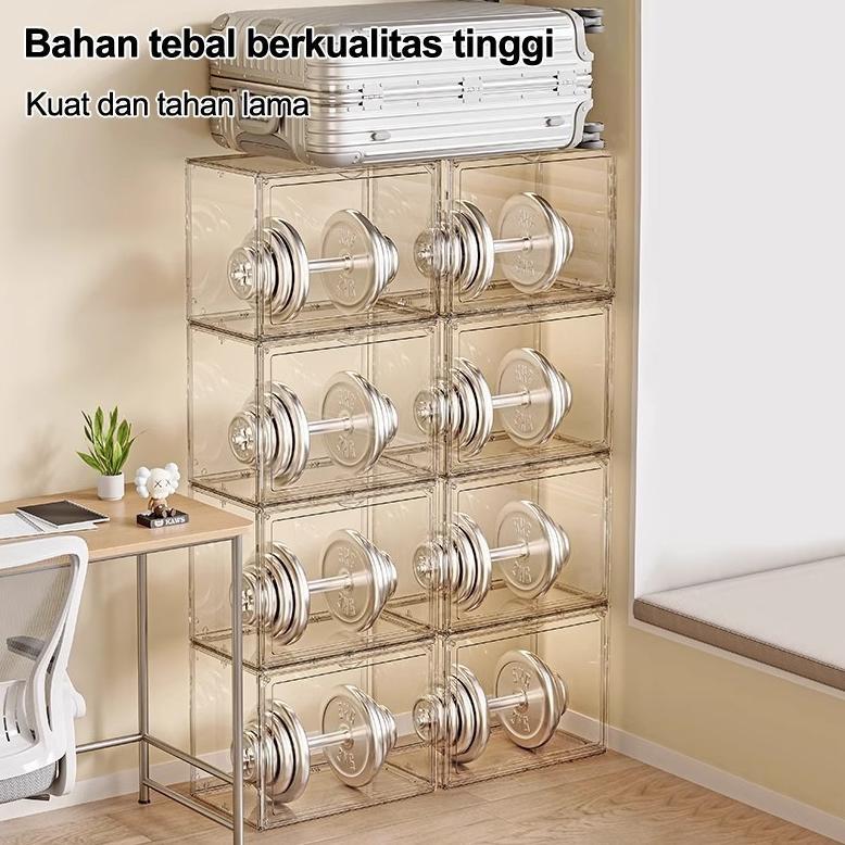 RECOMMENDED STOODER KOTAK PENYIMPANAN BUKU KOTAK PENYIMPANAN TRANSPARAN KOTAK DISPLAY AKRILIK RAK BU