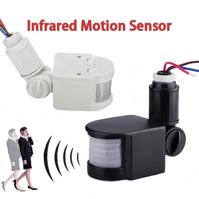 AC110-240VSensor Gerak Inframerah/Saklar Otomatis Sensor Cahaya/Saklar Lampu Otomatis Sensor Gerak