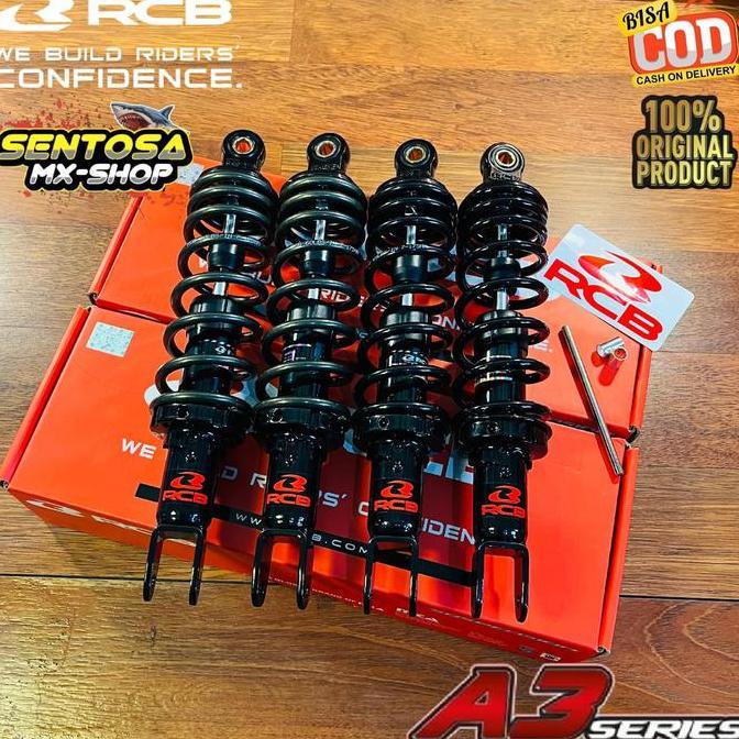 BEBAS ONGKIR - SHOCK BELAKANG RCB A3 SERIES NON TABUNG UKURAN 305MM NMAX NEW / AEROX / AEROX NEW