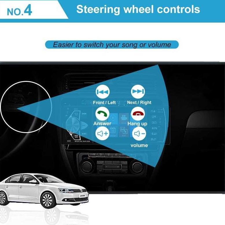 Tape Audio Mobil Bluetooth MP5 Player Layar Parkir Monitor 4.1 Inch 4022D Support Video 1080P