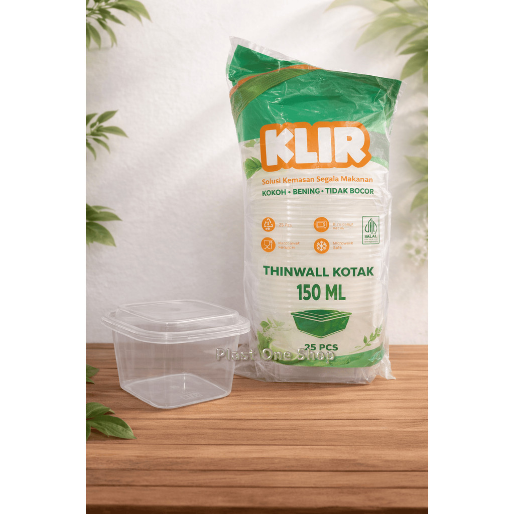 THINWALL KOTAK KLIR 150ML
