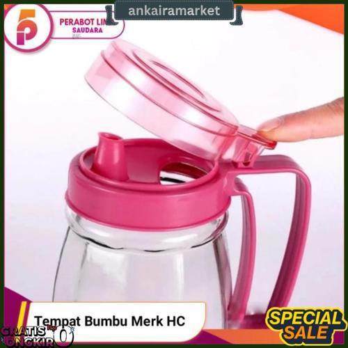 Tempat Bumbu Dapur Dan Minyak Hc/ Tempat Bumbu Hc/ Tempat Bumbu Dapur 1 Set 4 Pcs / Tempat Bumbu Mer