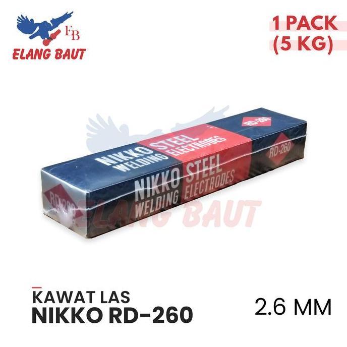 Grosir Kawat Las Nikko Rd-260 2.6Mm / Welding Electrode Rd 260 5Kg
