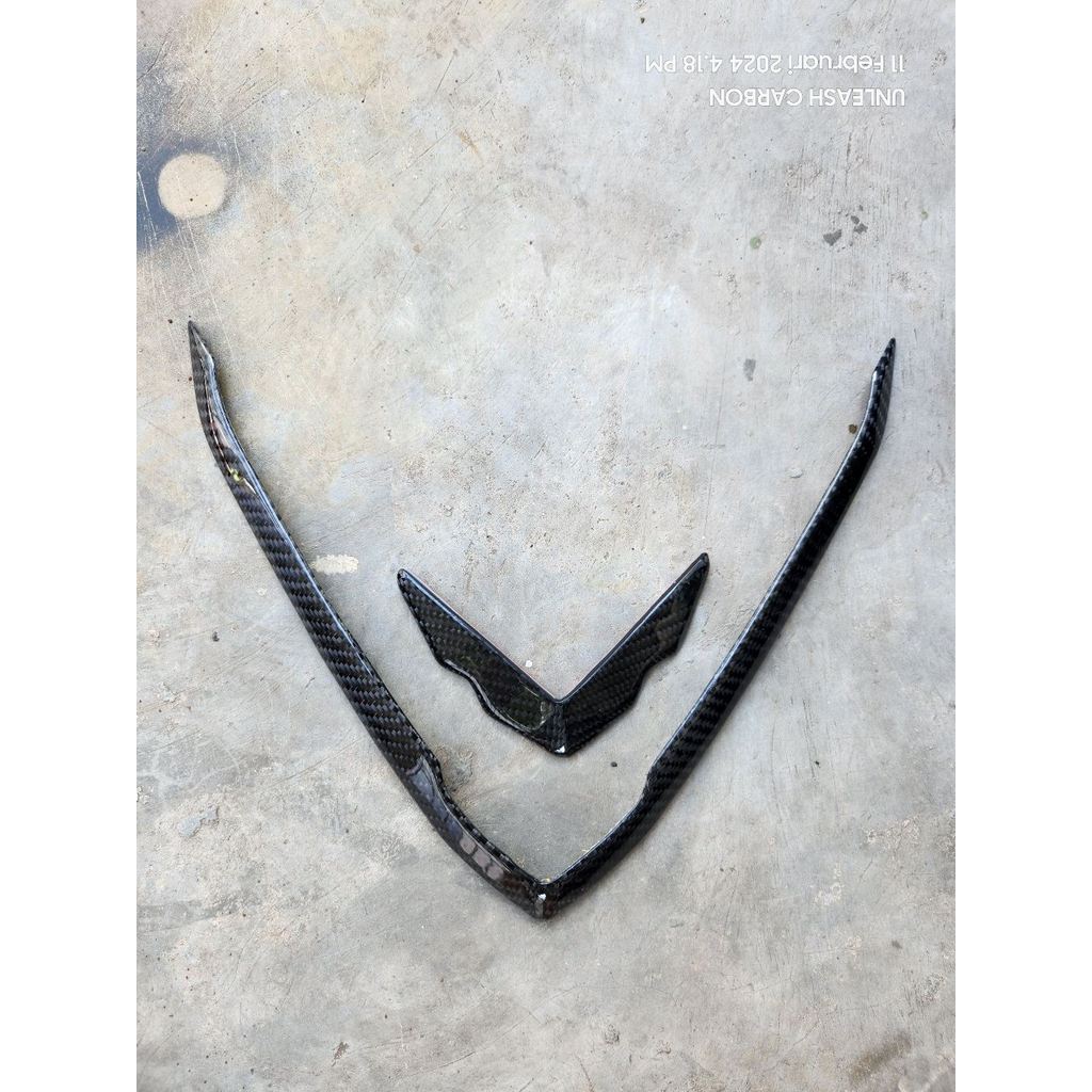 Garnish Front Vario 125 150 Led Old CARBON KEVLAR