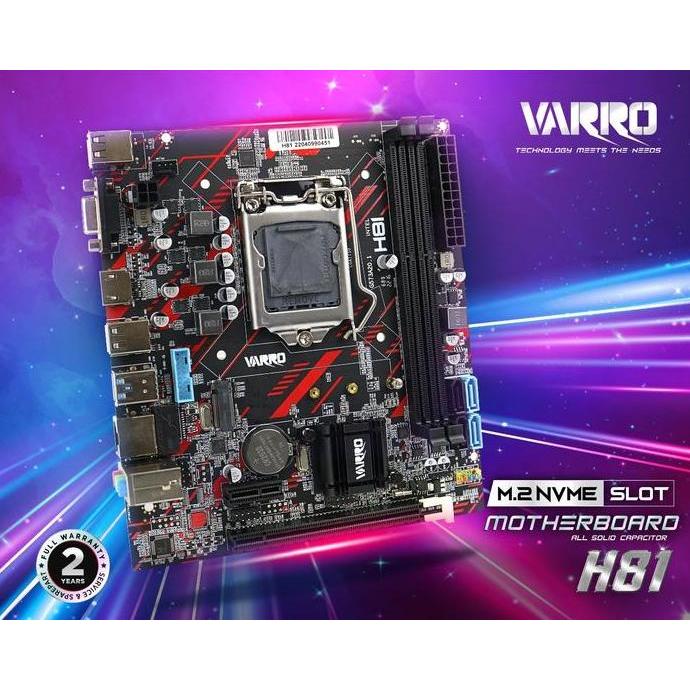 Motero- Motherboard Varro H81V-R3 Lga1150