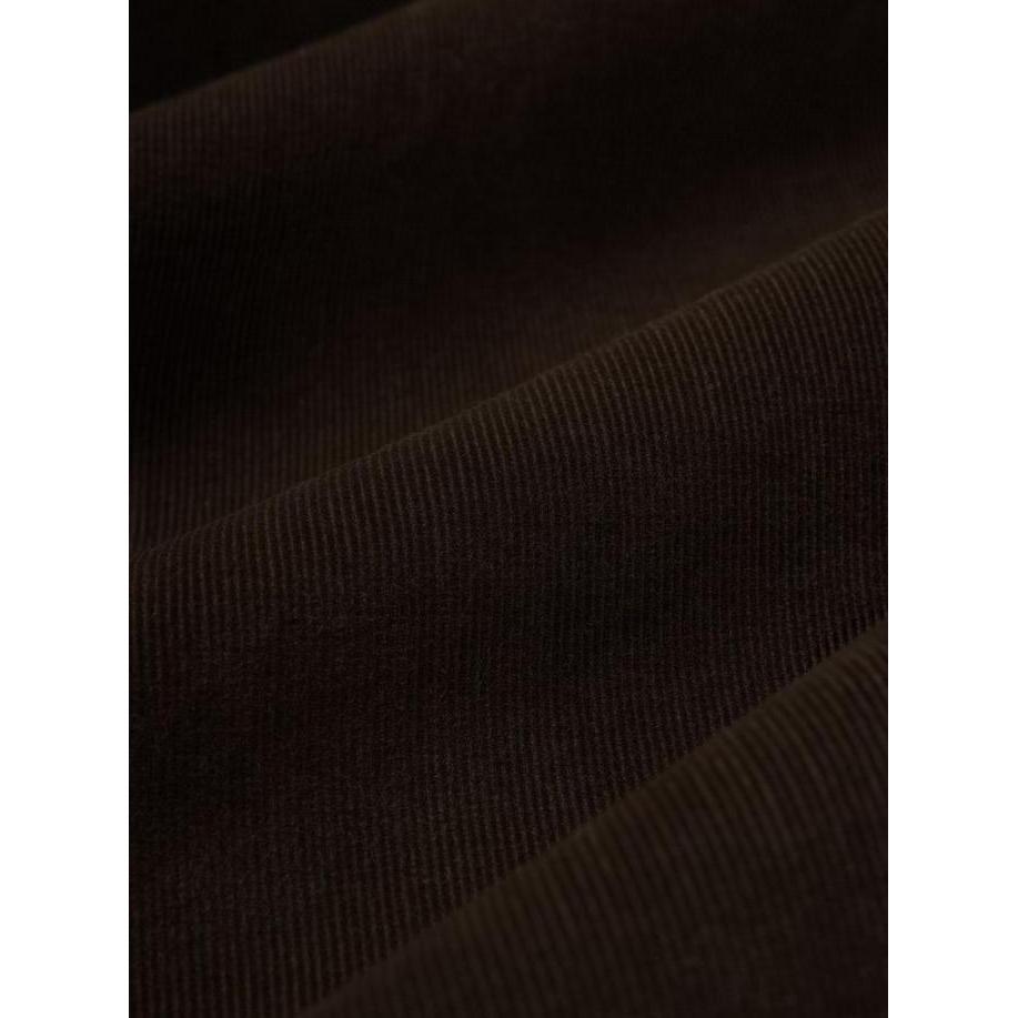 Highty Dark Brown Corduroy Cargo Pants | Celana Cargo