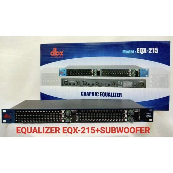 Equalizer Dbx Eqx 215 + Subwoofer/Dbx Eqx215 New Grade A Male Subwoofer Amplifier Original Dan Terpe