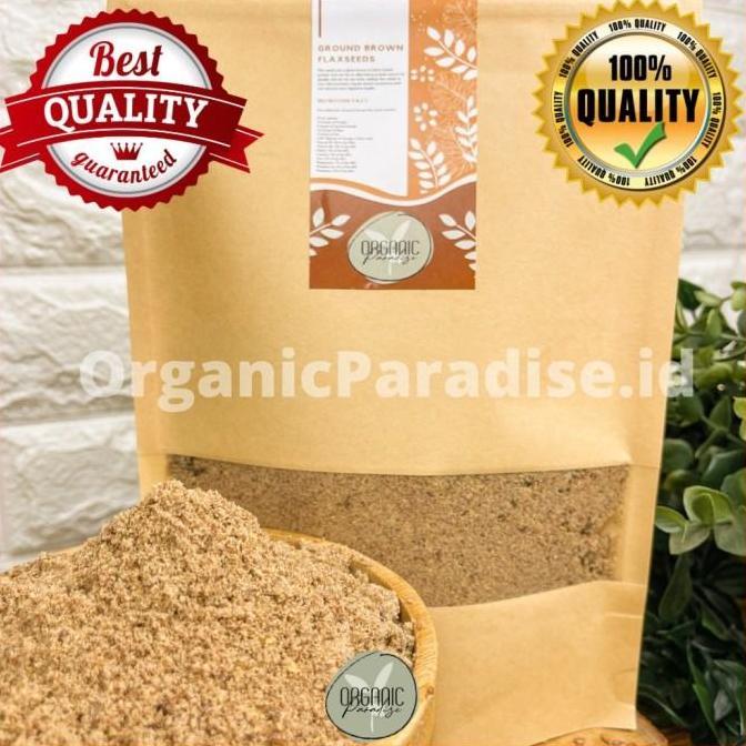 Asciutto- Brown Flaxseed Halus 1 Kg / Ground Brown Flaxseed 1 Kg