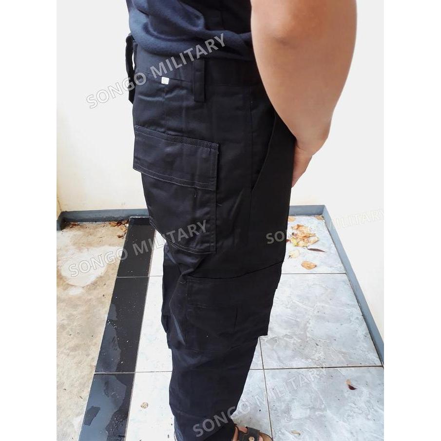 Celana Pdl Hitam - Celana Lapangan Fkppi - Celana Pdl Hitam Security Satpam