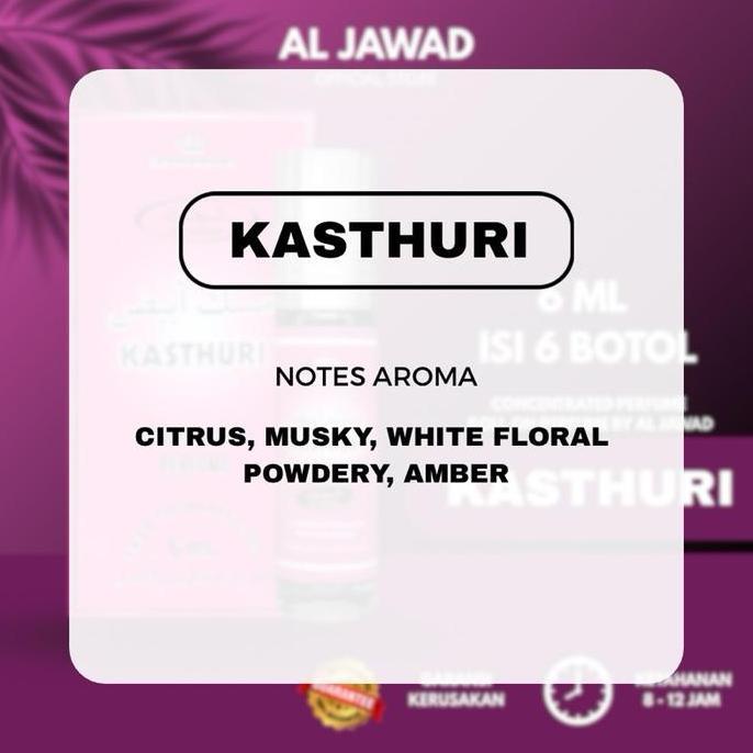 Terbaikprod- Al Jad - Kasthuri Aroma Powdery Musky Citrus | Parfum Perfume Minyak Ngi Pria Nita
