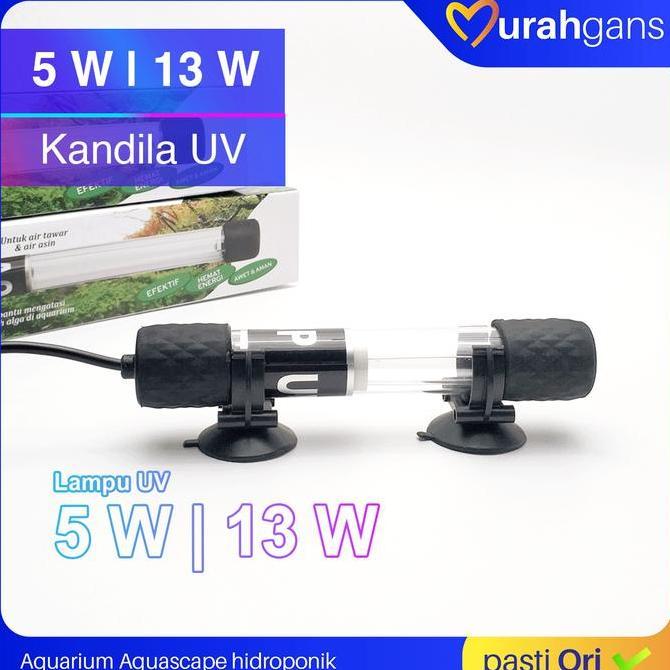 Mumpungready- Lampu Uv Aquarium Kandila Uv 5 Tt 13 Tt Uv Z Aquarium