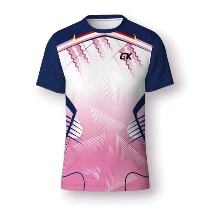 Kirimcepat- Kaos Olahraga Full Printing Pria Dan Nita Jersey Voli Full Printing Jumbo Jersey Futsal 