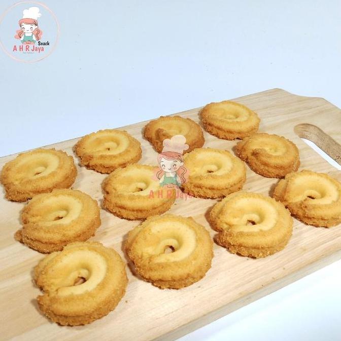 Barudatanglagi- Biskuit Vanilla Ring Monde Butter Cookies Kiloan Isi 50 Gram