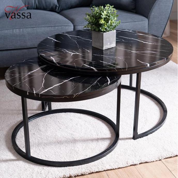 Round coffee table Meja round Coffee Table