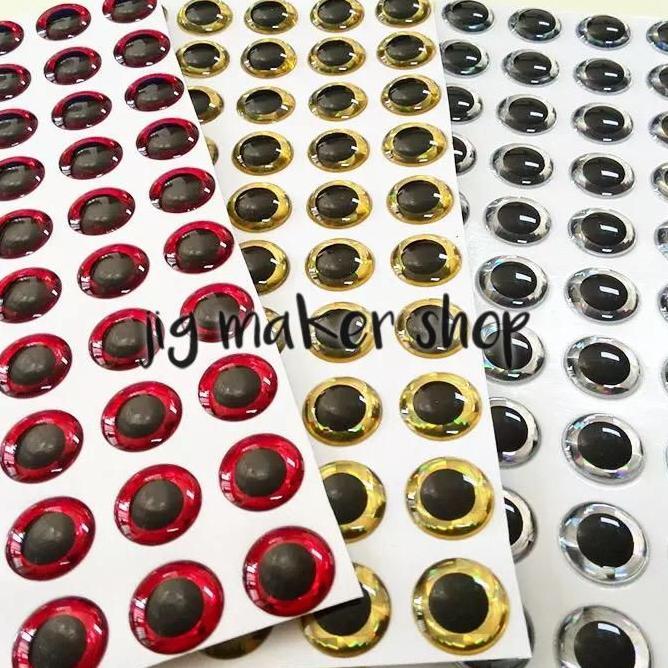 Grosir Stiker Mata Ikan 3D, Lure Dan Metal Jig 1000- 5000Pcs